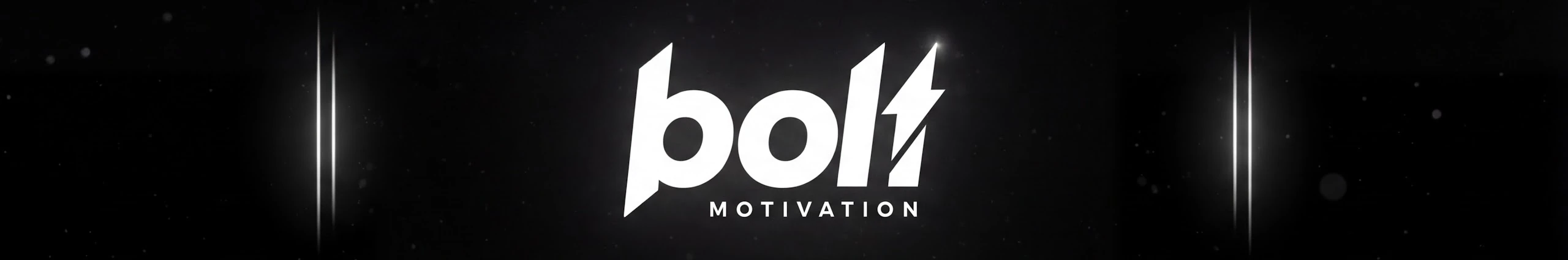 The 'bolt MOTIVATION' wordmark, in the channel banner